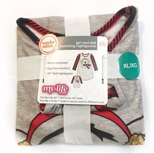 Girls XL Matching Nightgowns